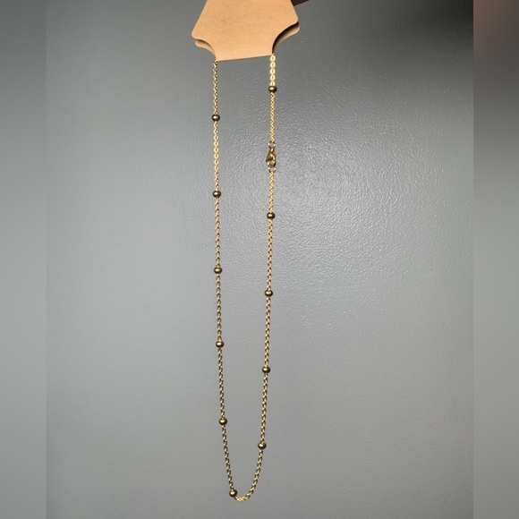 Jewelry - Cable Chain Necklace with Beads